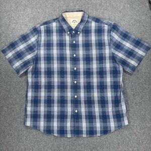 Customized Version Shirt Men’s 2XL XXL Plaid Short Sleeve Pocket